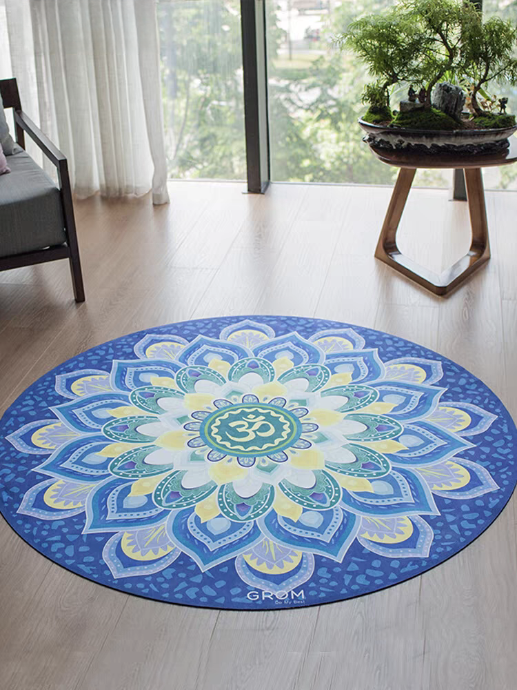 Natural Rubber Mandala Yoga Meditation Mat