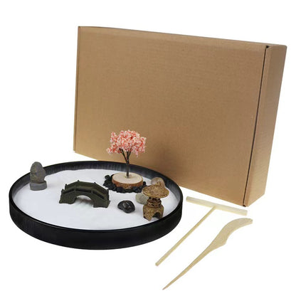 Micro-scene Zen dry landscape sand table