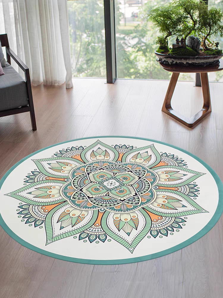 Natural Rubber Mandala Yoga Meditation Mat