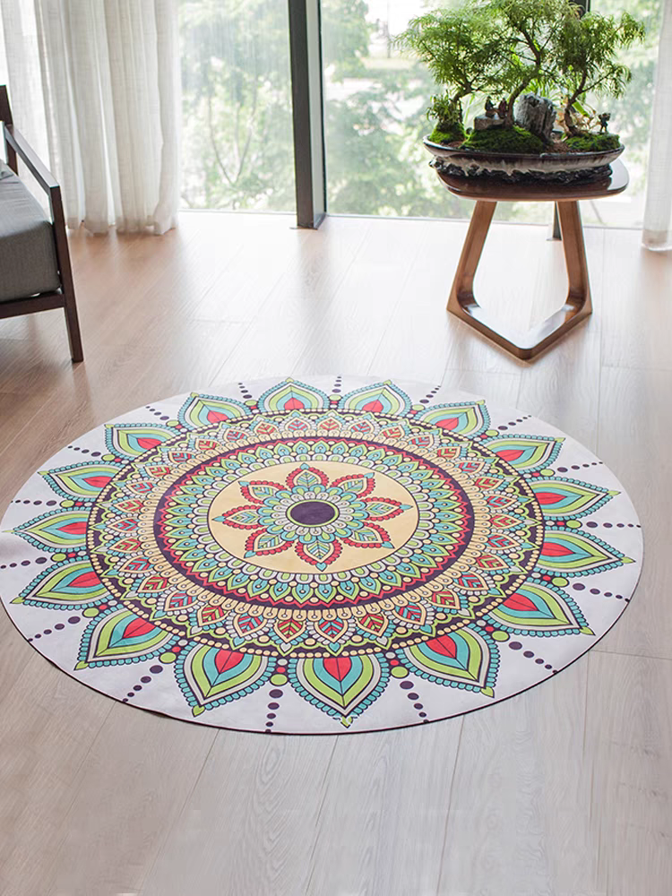 Natural Rubber Mandala Yoga Meditation Mat