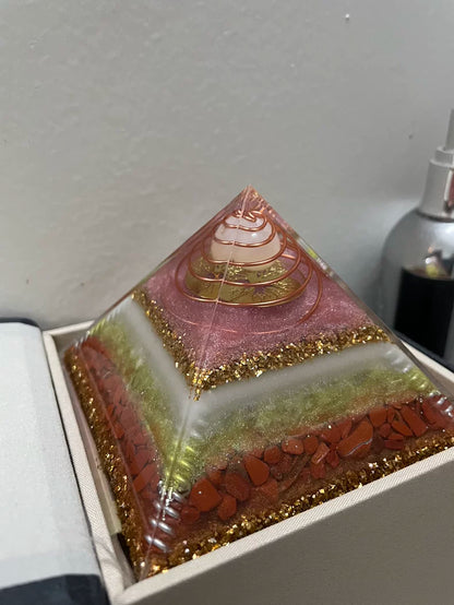 Joy Ogun High Frequency Guardian Stone Crystal Pyramid