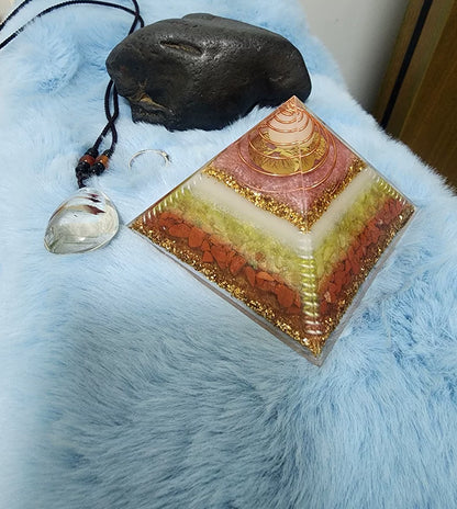 Joy Ogun High Frequency Guardian Stone Crystal Pyramid