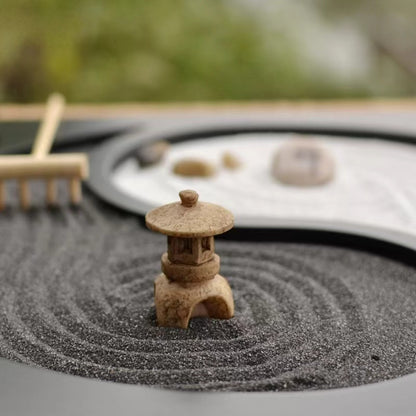 Yoga Zen Decoration Bagua Model Room Micro-scene Sand Table