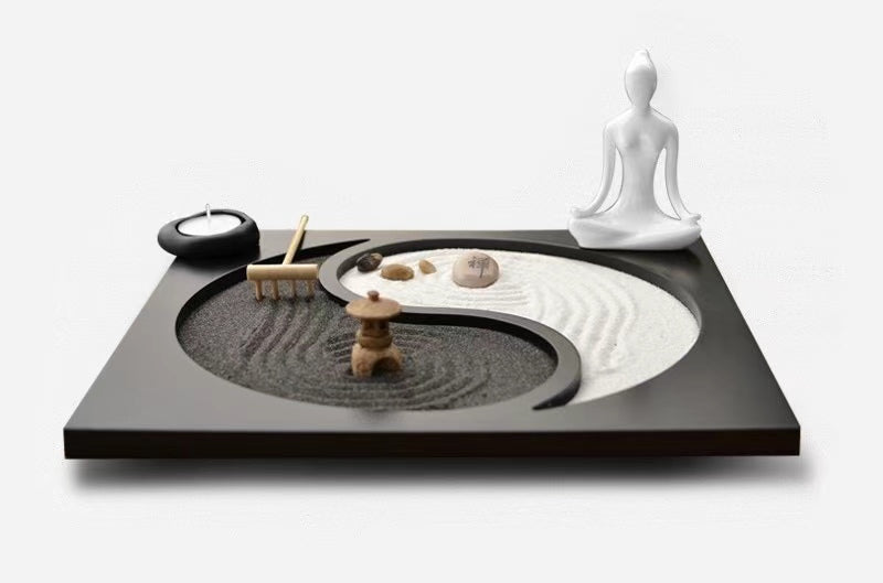 Yoga Zen Decoration Bagua Model Room Micro-scene Sand Table